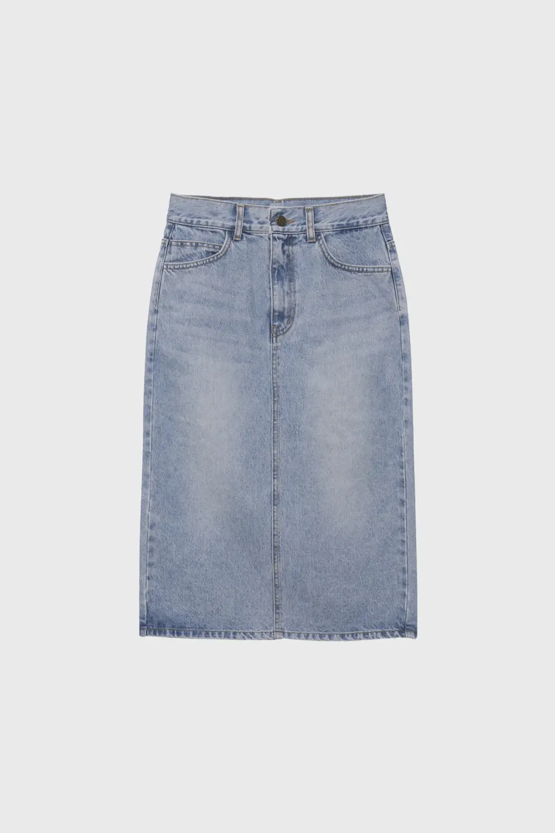 Blue denim skirt (blue)