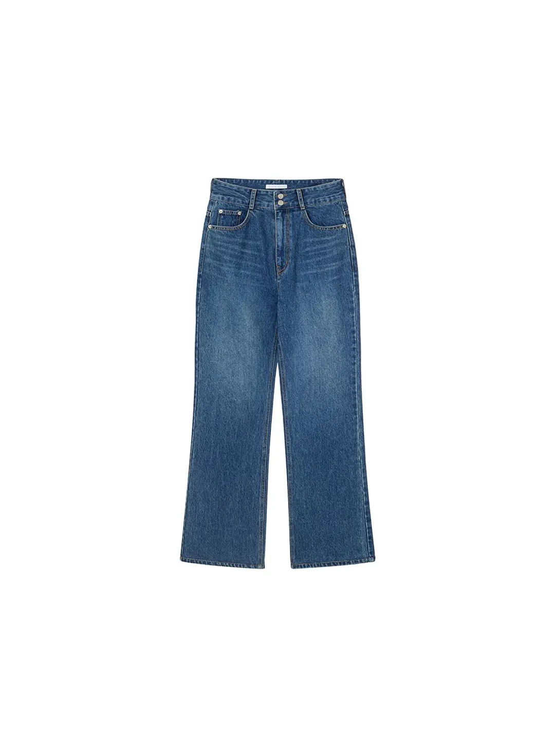 Two Button Boots Cut Denim Pants VC2573DN502V