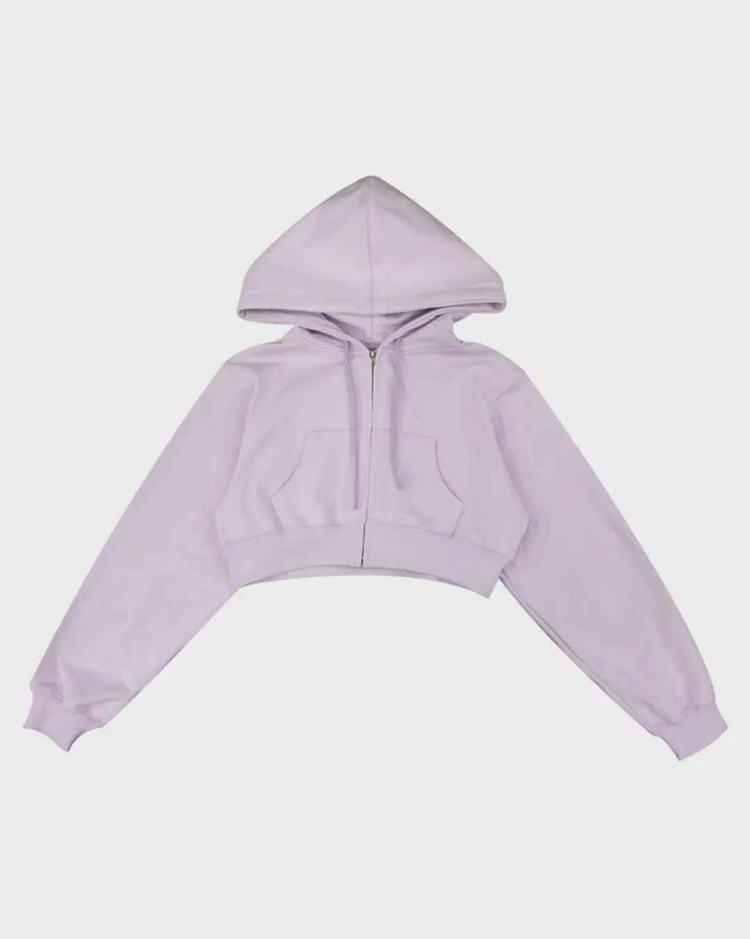 basic crop hoody