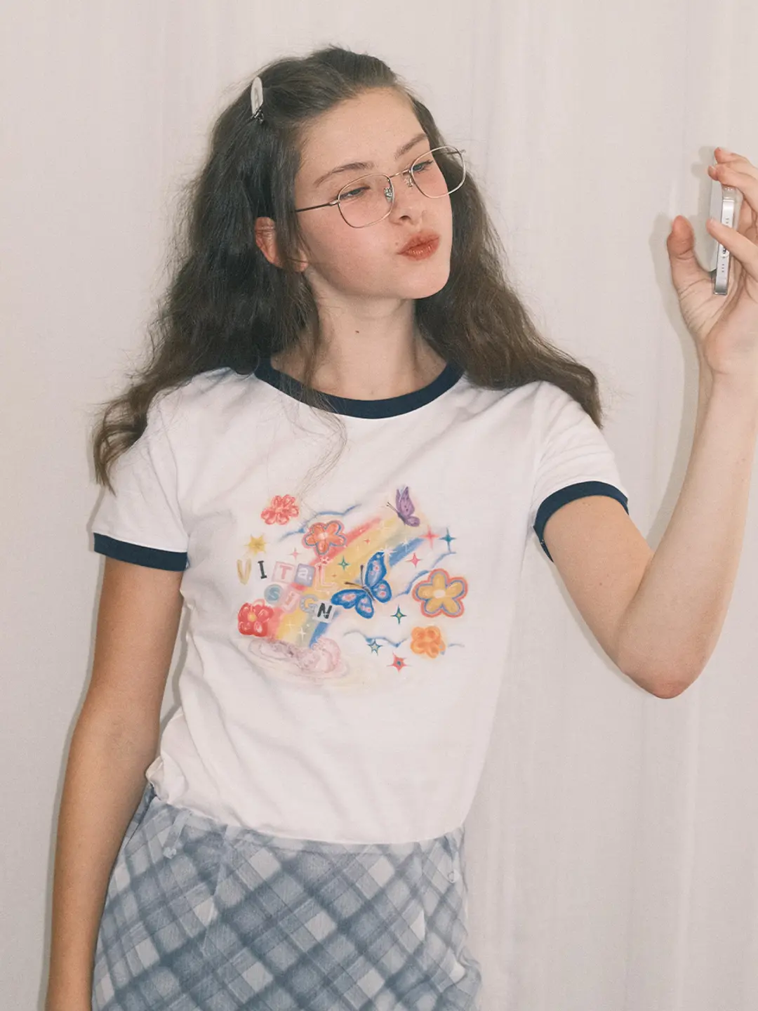 크레용 레인보우 티셔츠 (2c)