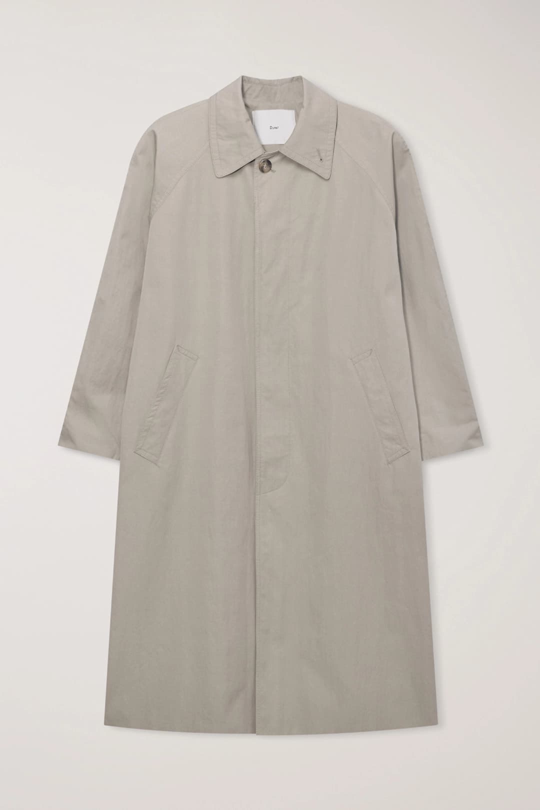 [EXCLUSIVE] UNISEX REFINED MAC COAT KHAKI