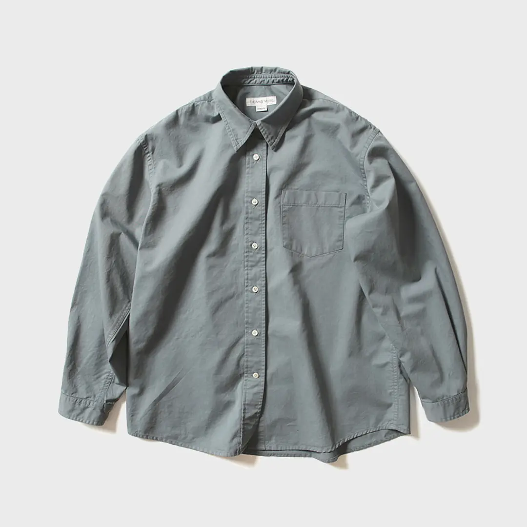 페이디드 셔츠 - 스톤그린
