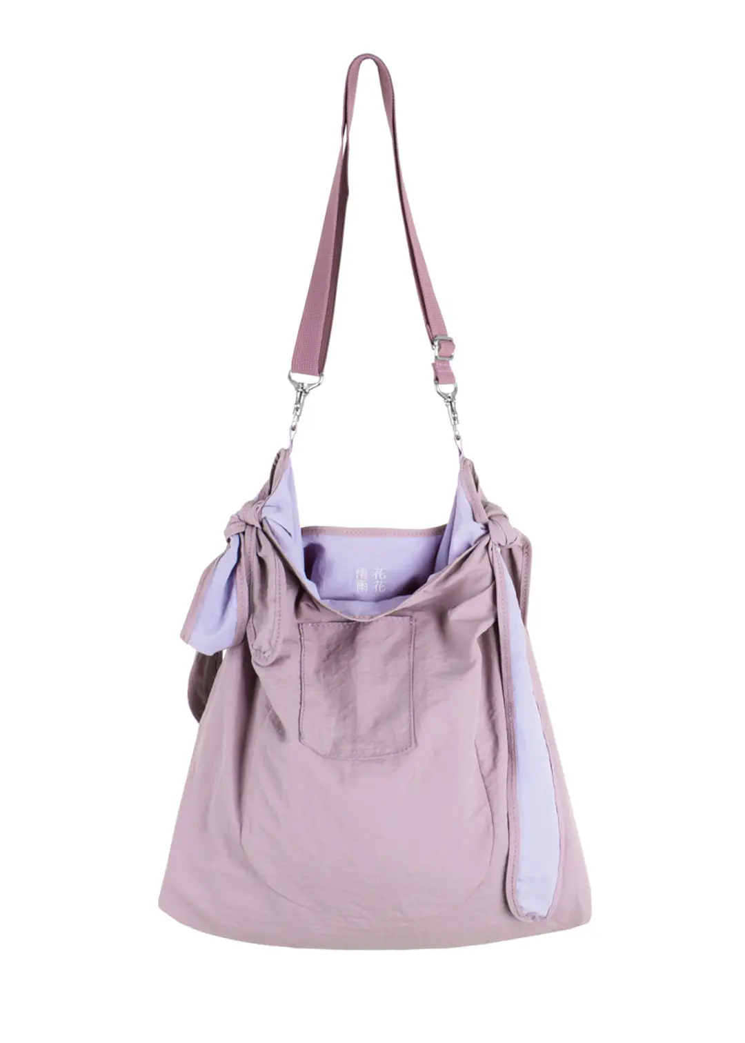 2WAY STRAP FLOWER BAG PURPLE