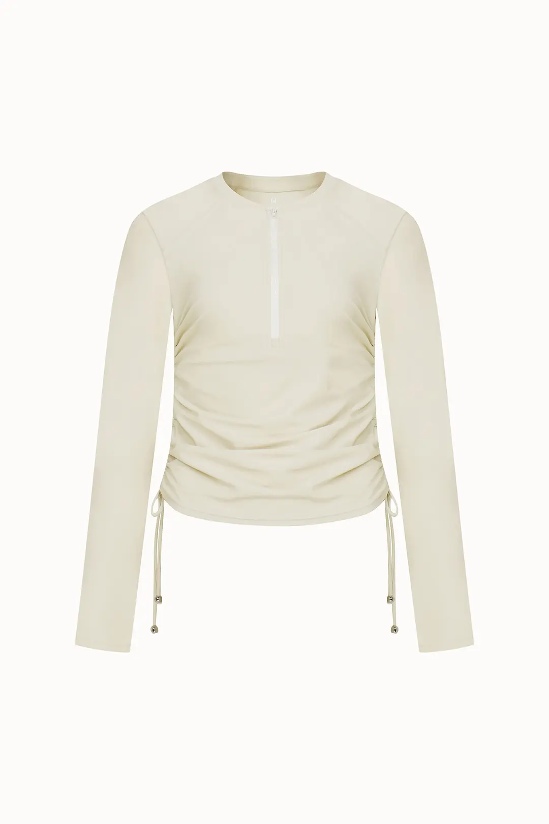 [3차 리오더]String Half Zip-up Rash Guard[LMBDSW232]-Butter