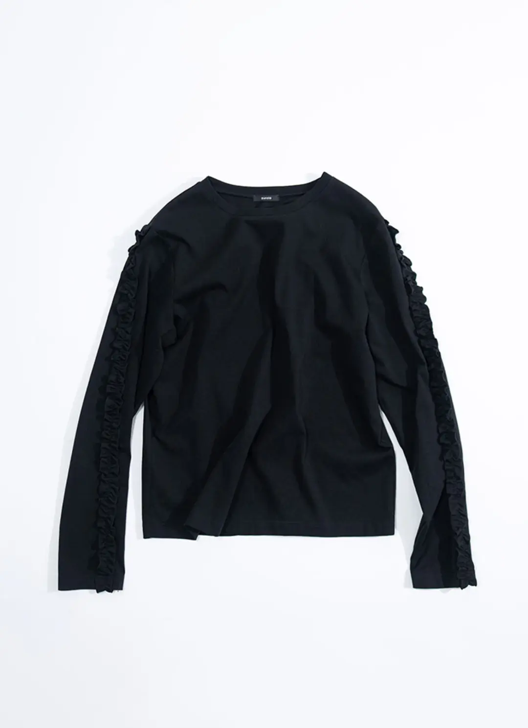 frill long sleeve t shirt