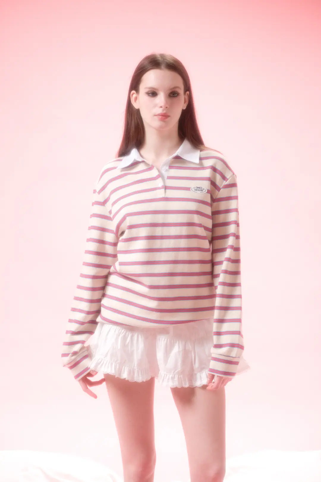 STRIPE RUGBY TEE (BEIGE)