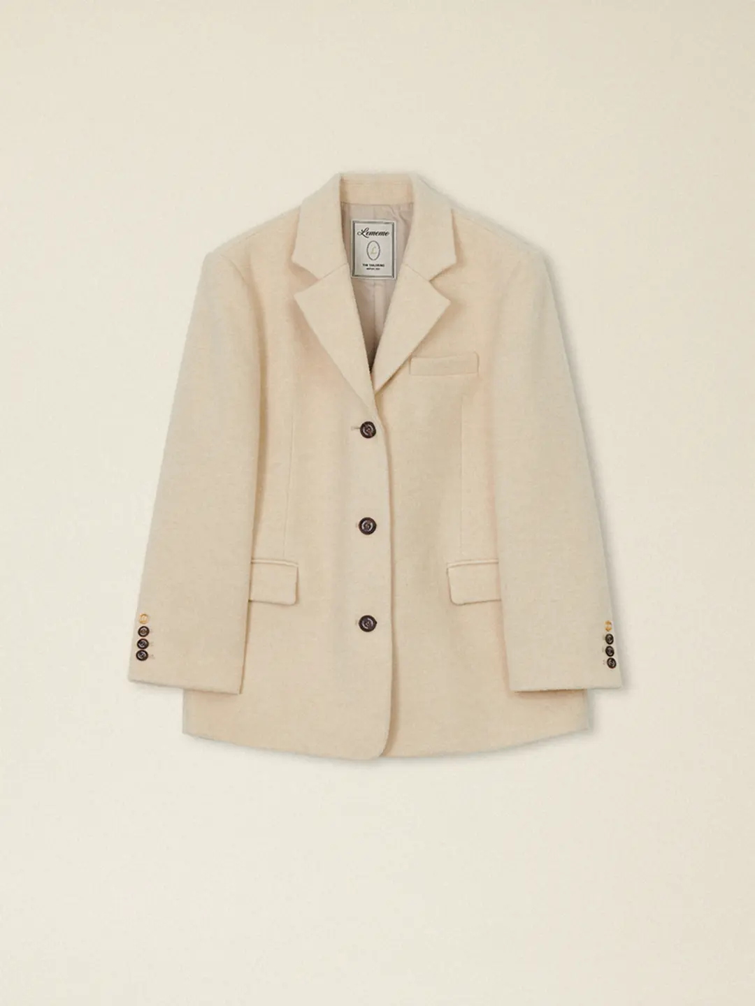 오드 클래식 자켓 버터