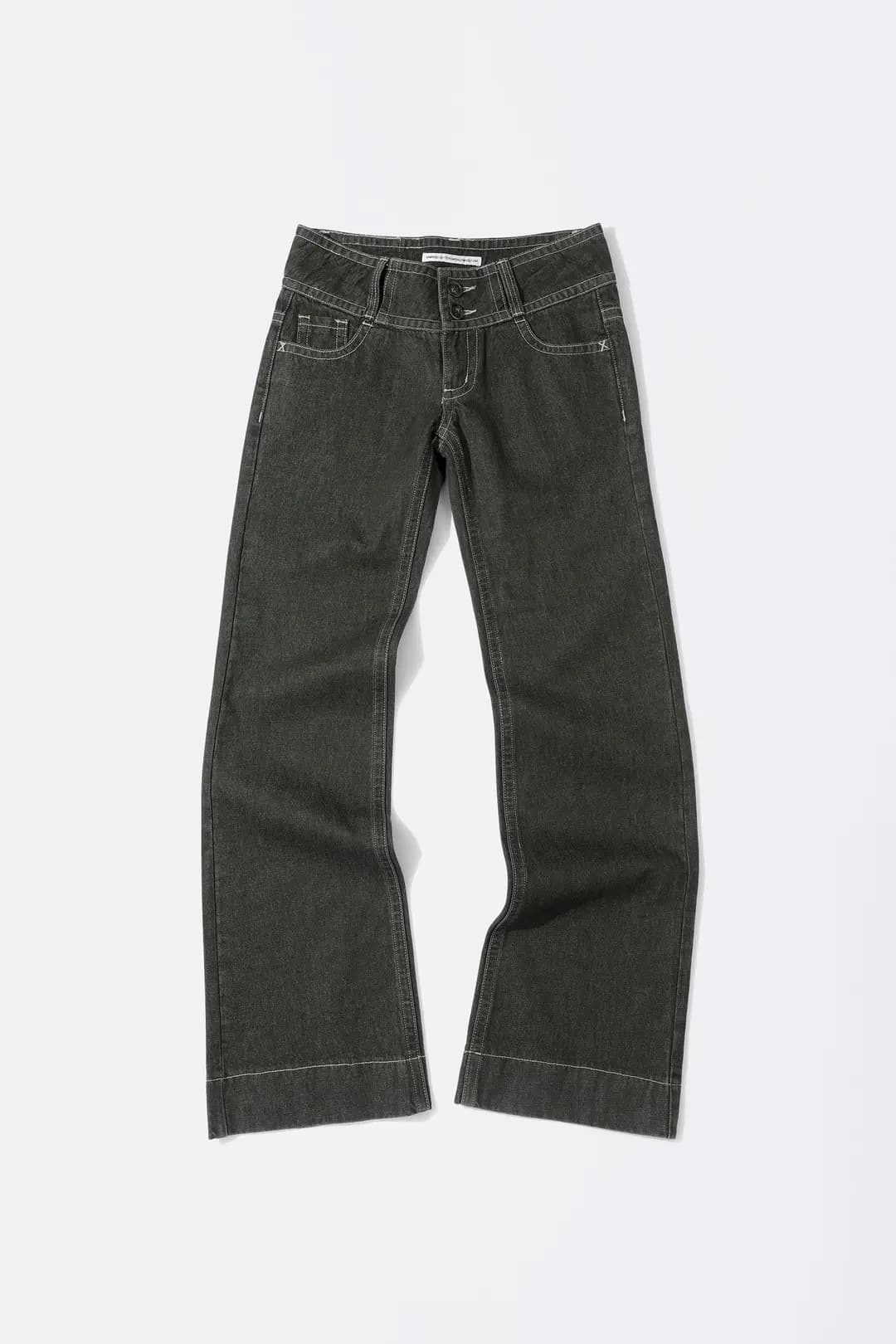 Union Jack Engineered Denim Indigo Gray