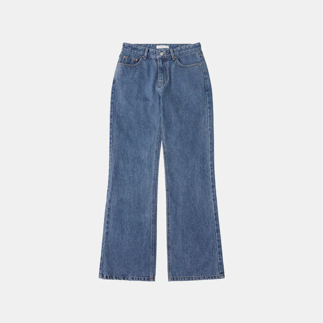 SIJN6088 90s 로우라이즈 부츠컷 데님_Deep blue