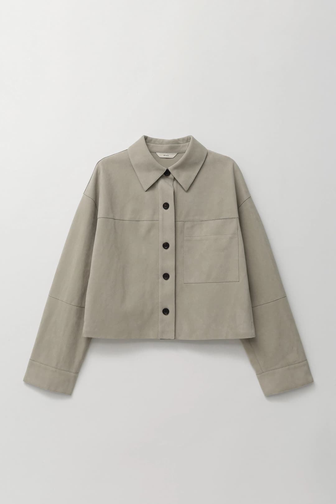 페블 스웨이드 셔츠 자켓