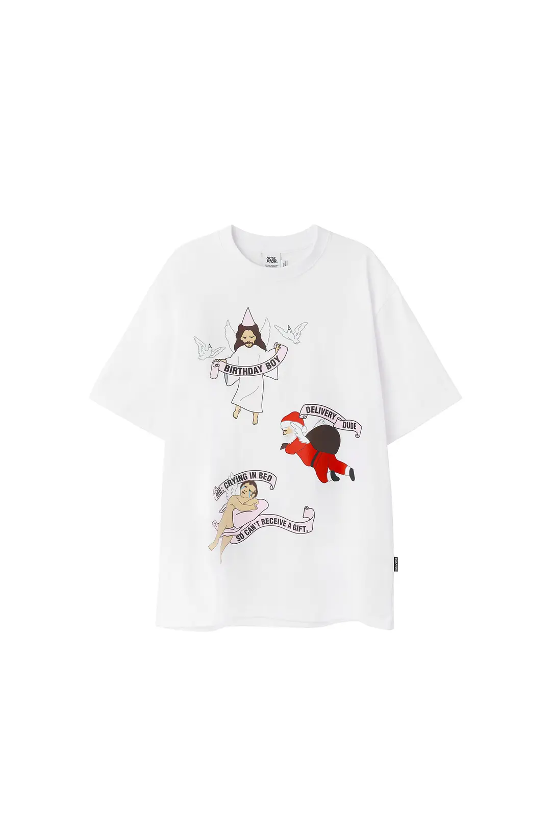 Ugly Christmas Tee White