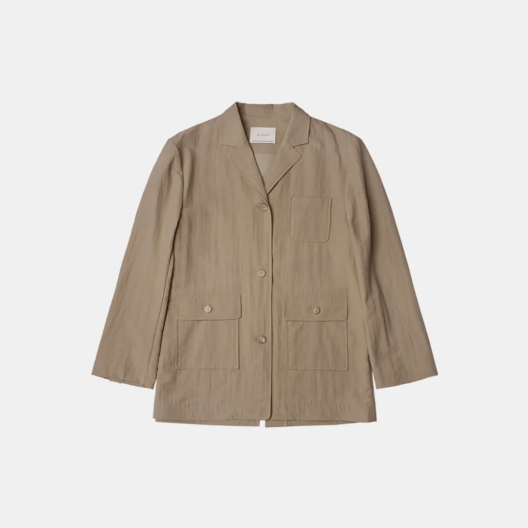 SIOT4109 T/N 워크 블레이저_Milk brown