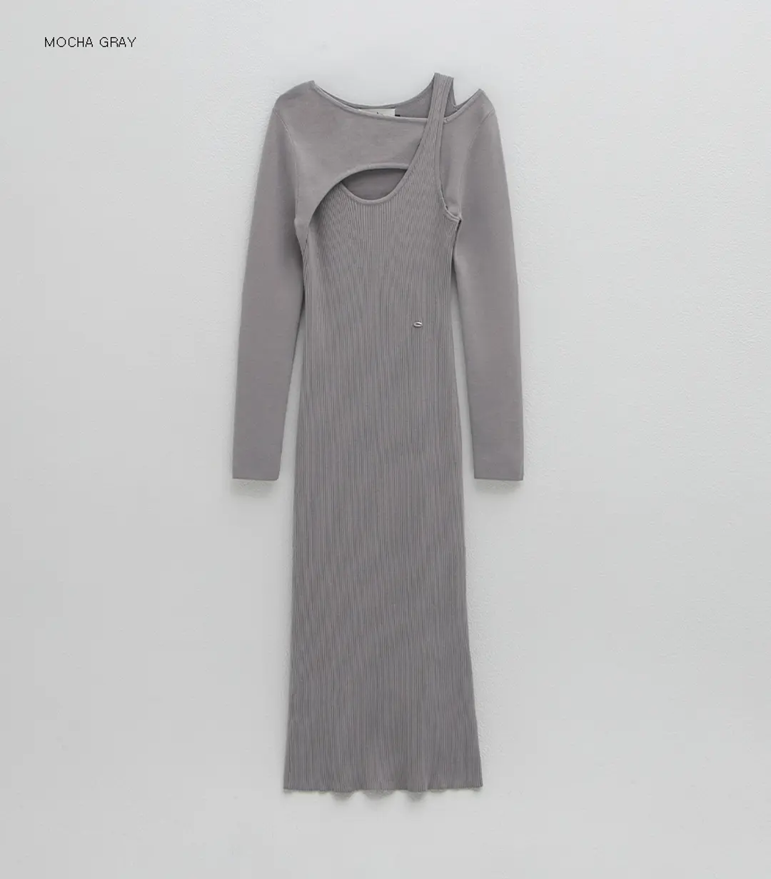 (OP-6253)CITA FAKE LAYERD KNIT DRESS