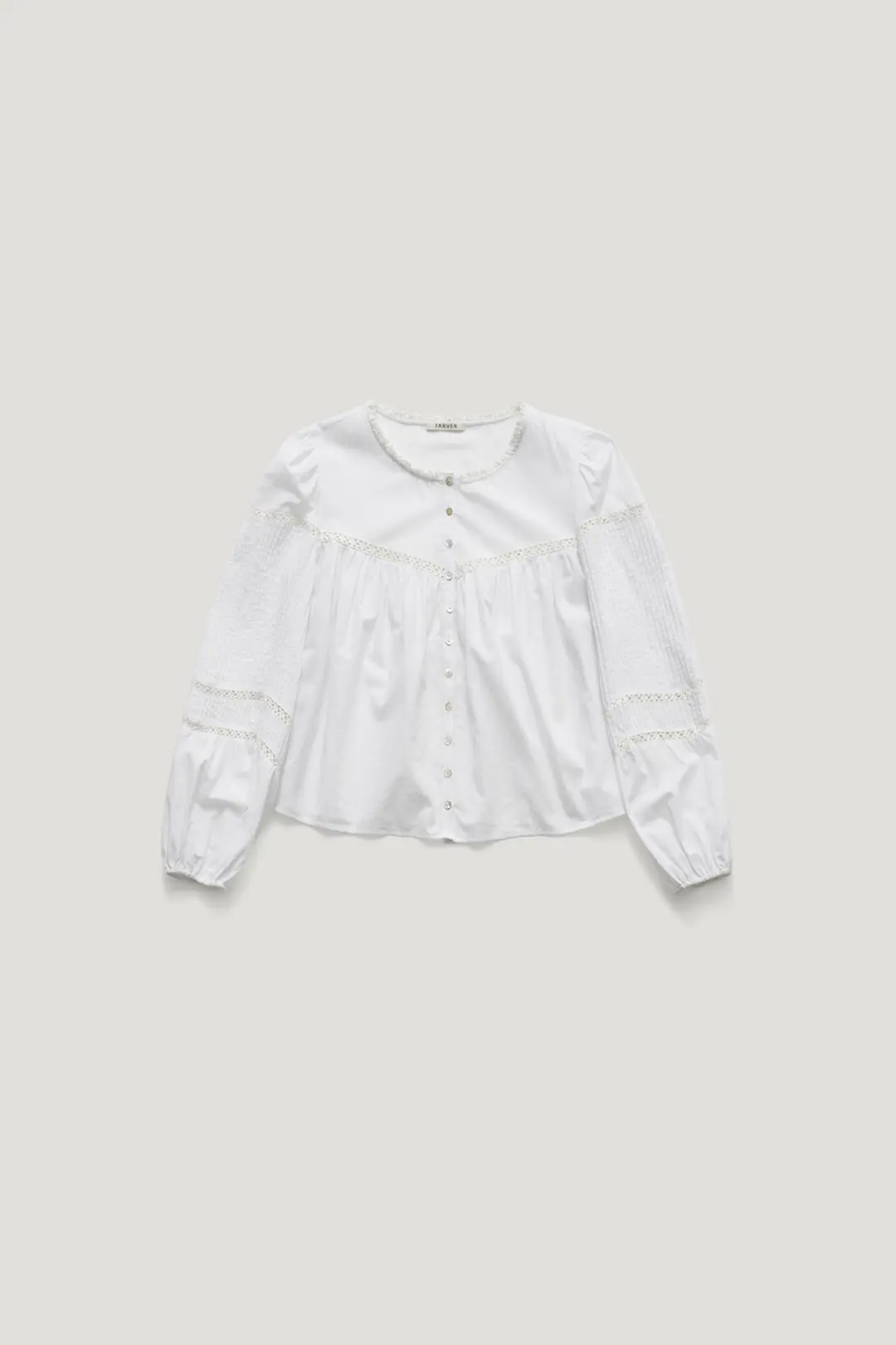 MARION LACE BLOUSE_IVORY / ₩160,000