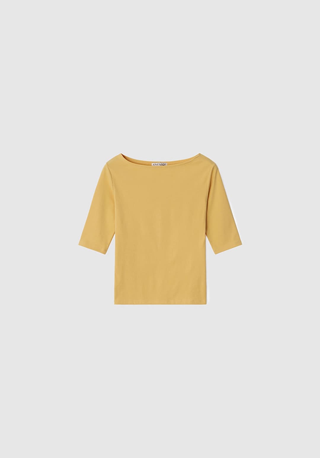 [2차 리오더] Boatneck tee (Yellow)