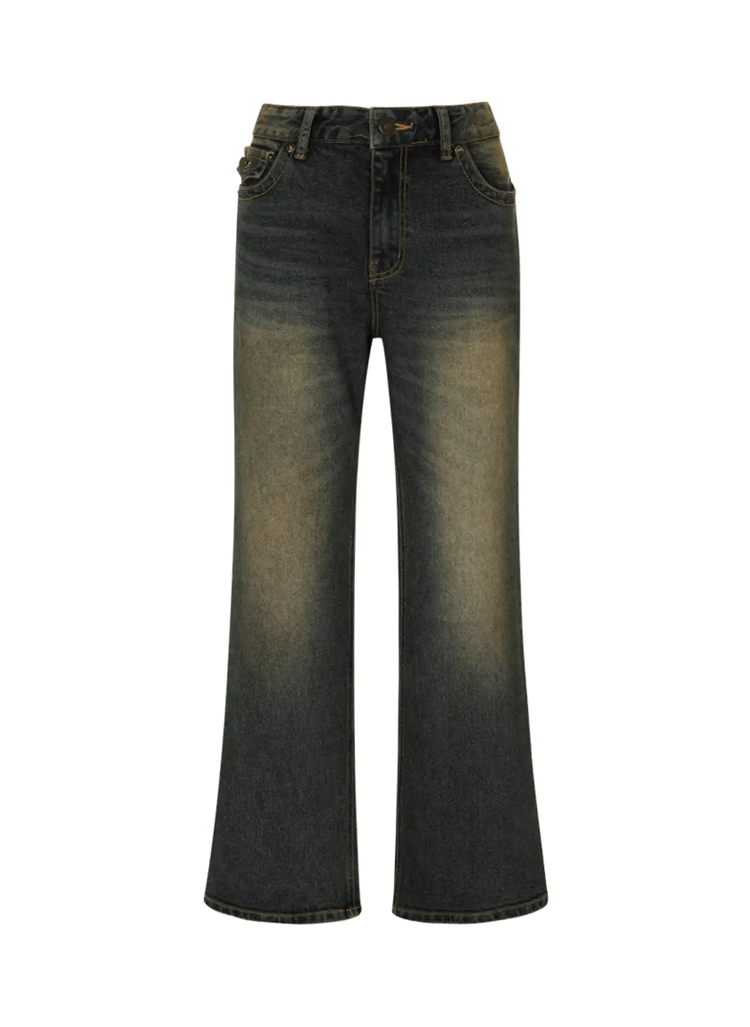 Sparkle Midi Rise Denim