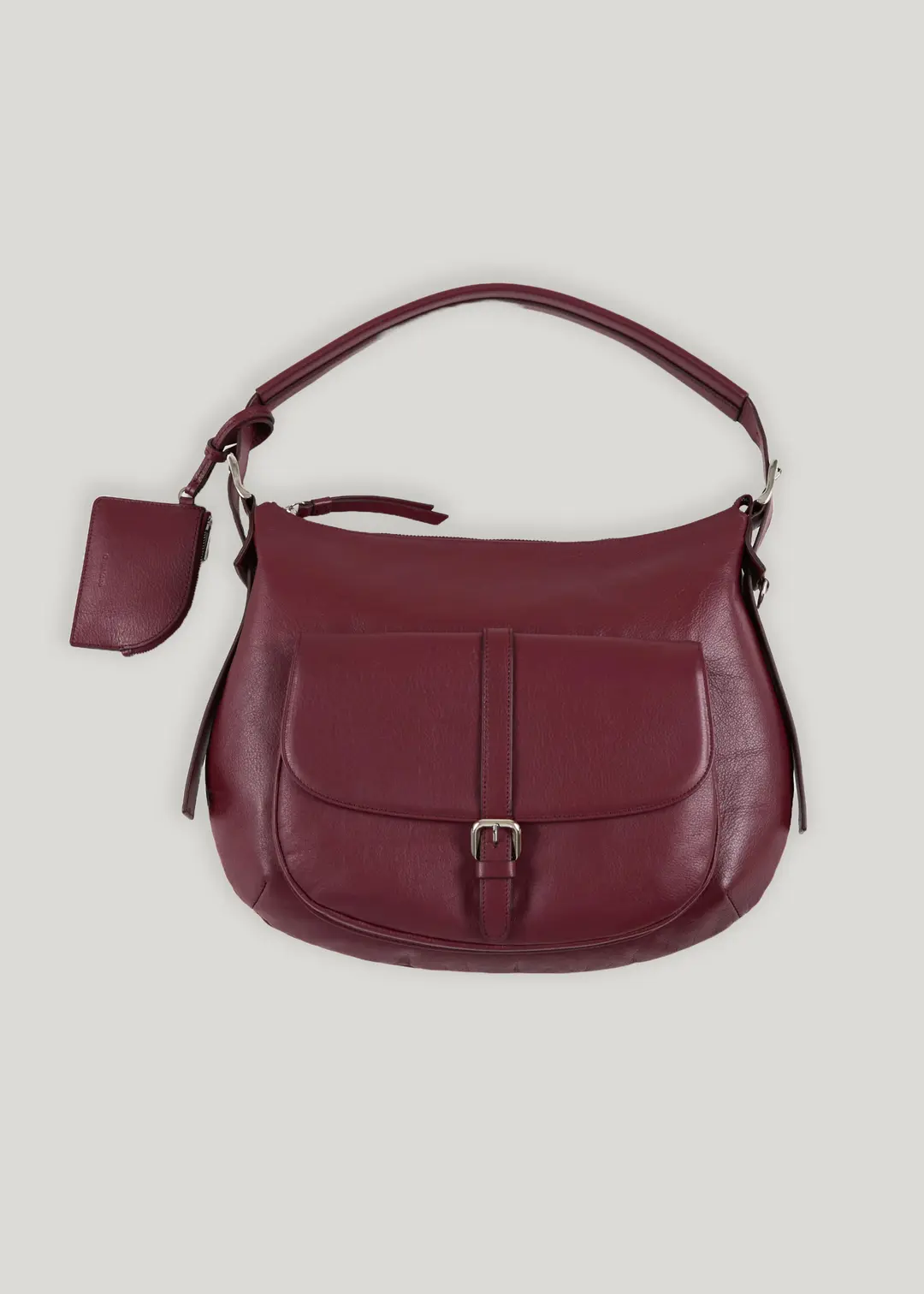 BIG POCKETS HOBO BAG - WINE