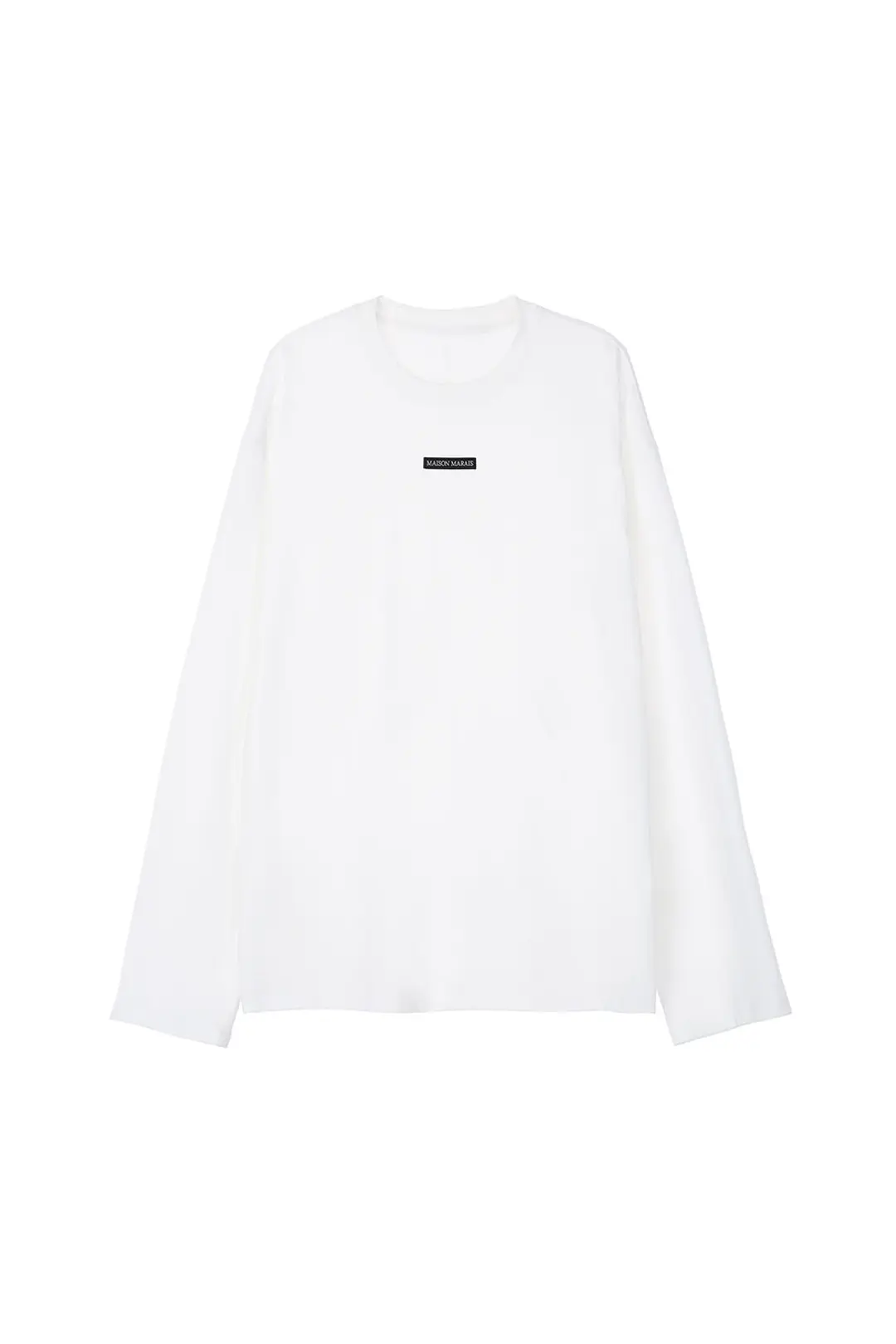 Oversized Long Sleeve T-Shirt, White