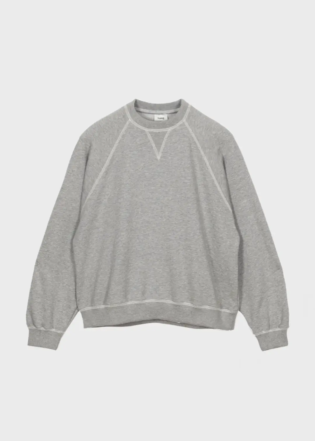 8th) a cover stitch sweatshirt (grey)