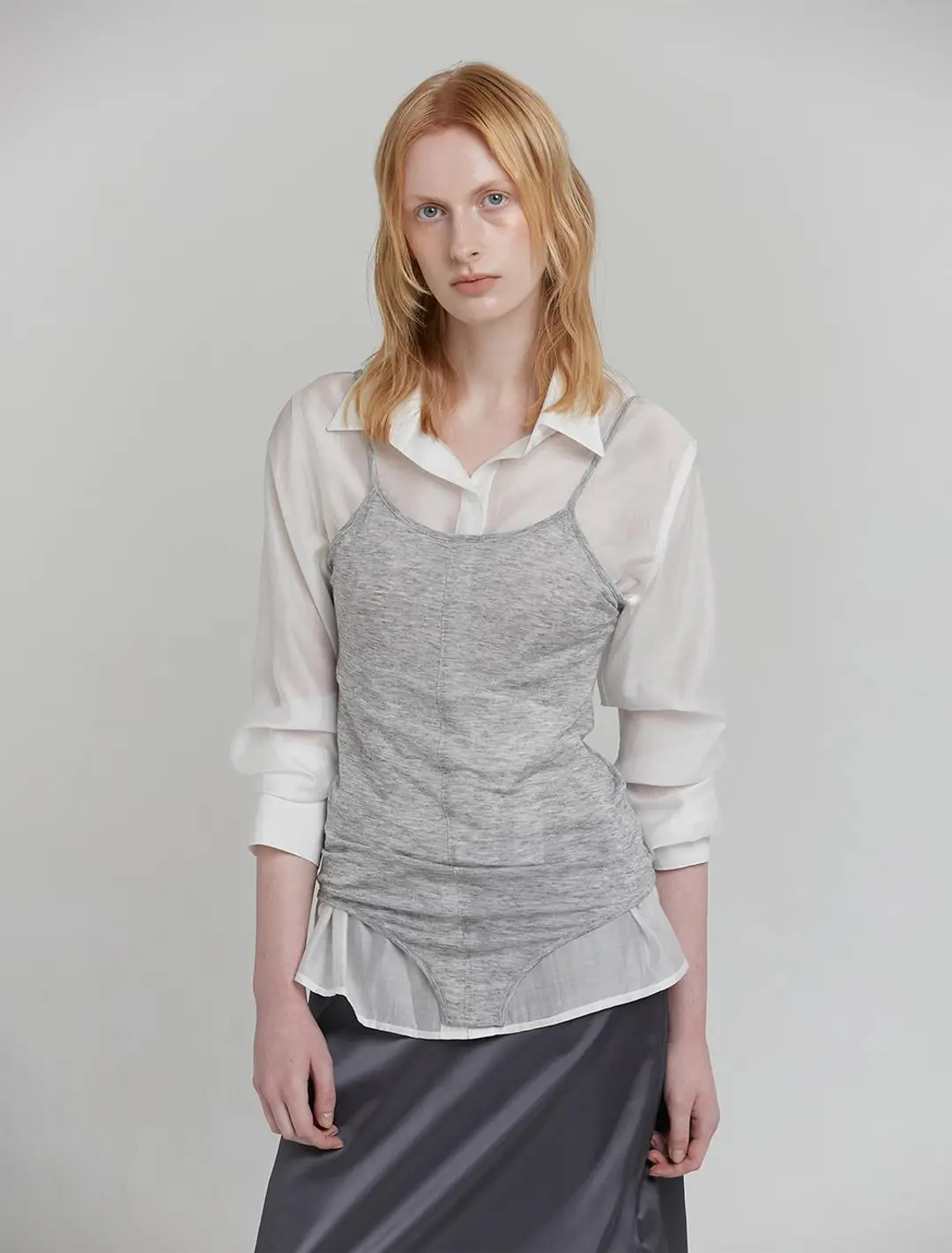 SHEER BODYSUIT [GREY]