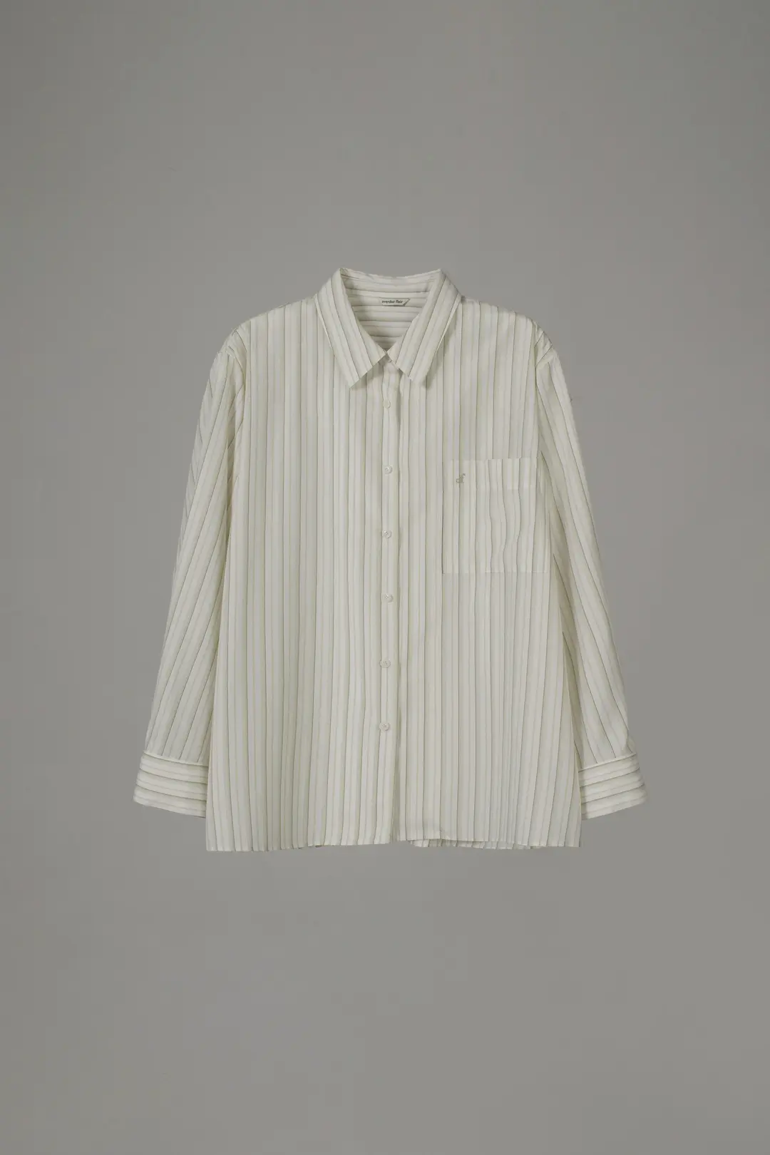 COTTON OVERSIZED SHIRTS_IVORY STRIPE