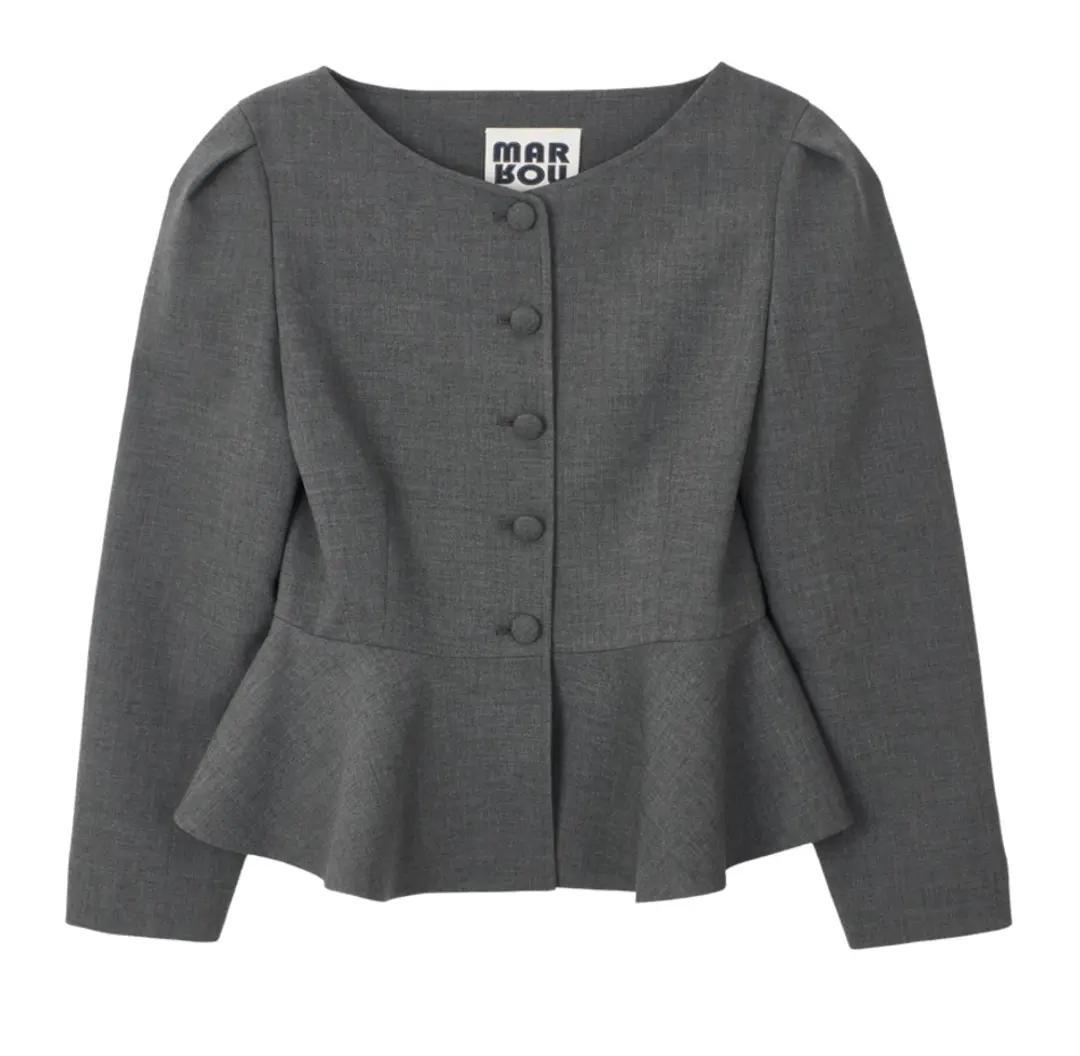 25 Spring_ M/Grey Flare Blazer
