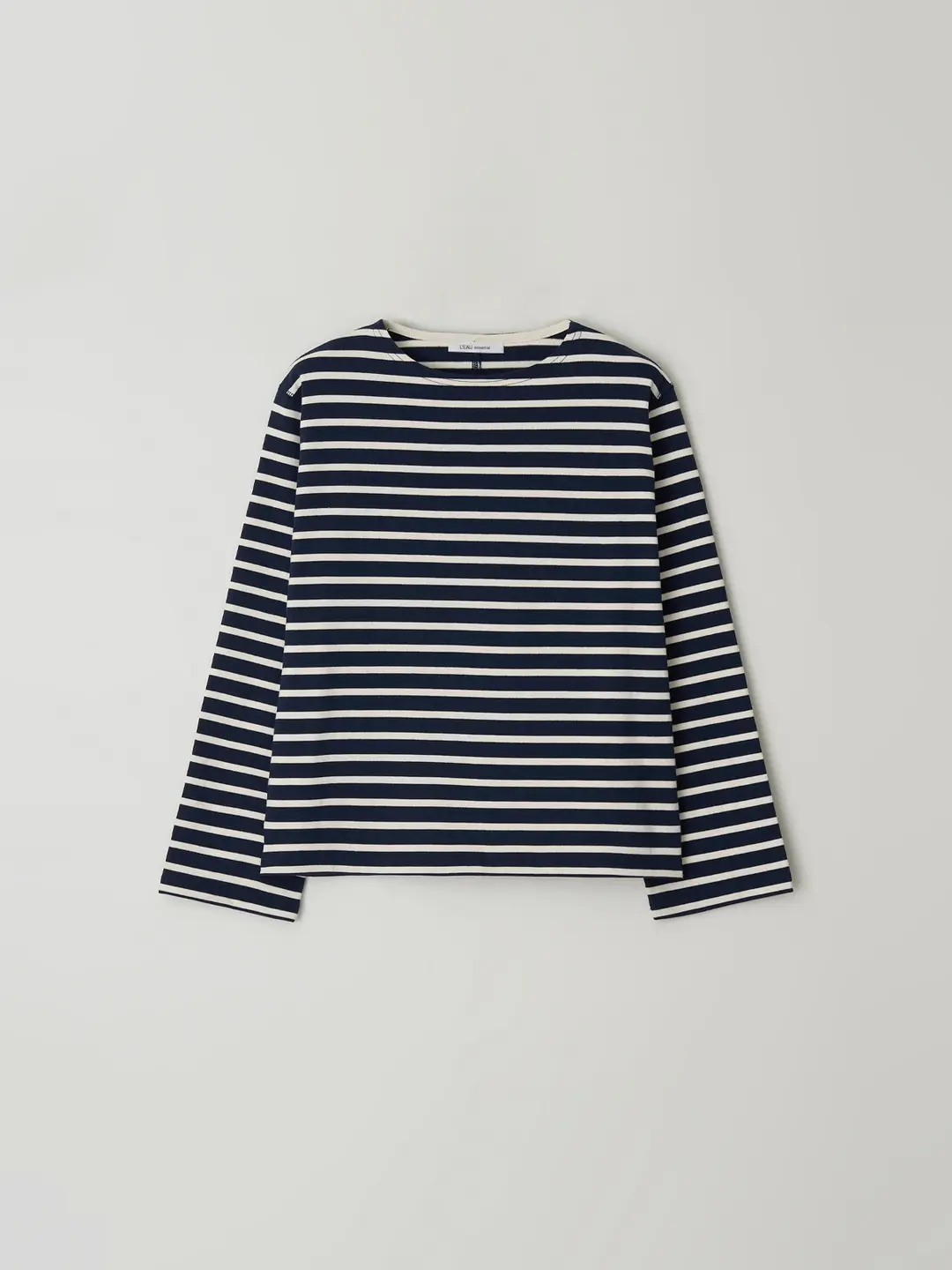 [2nd] Dean stripe tee_navy stripe