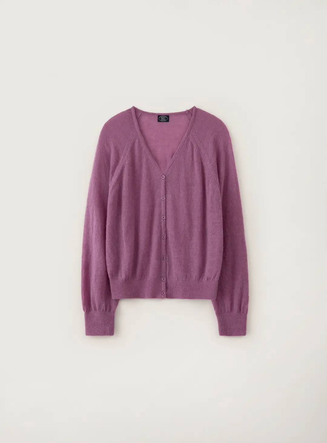알파카 브이넥 가디건_Purple