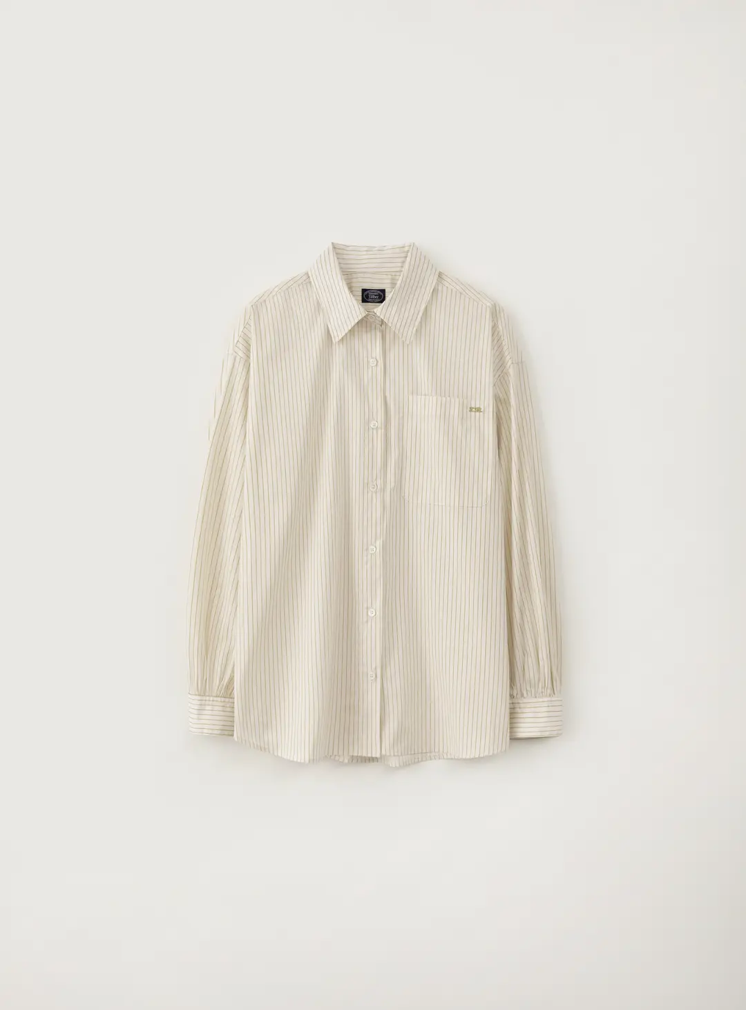 브리스톨 셔링 셔츠_Olive Stripe