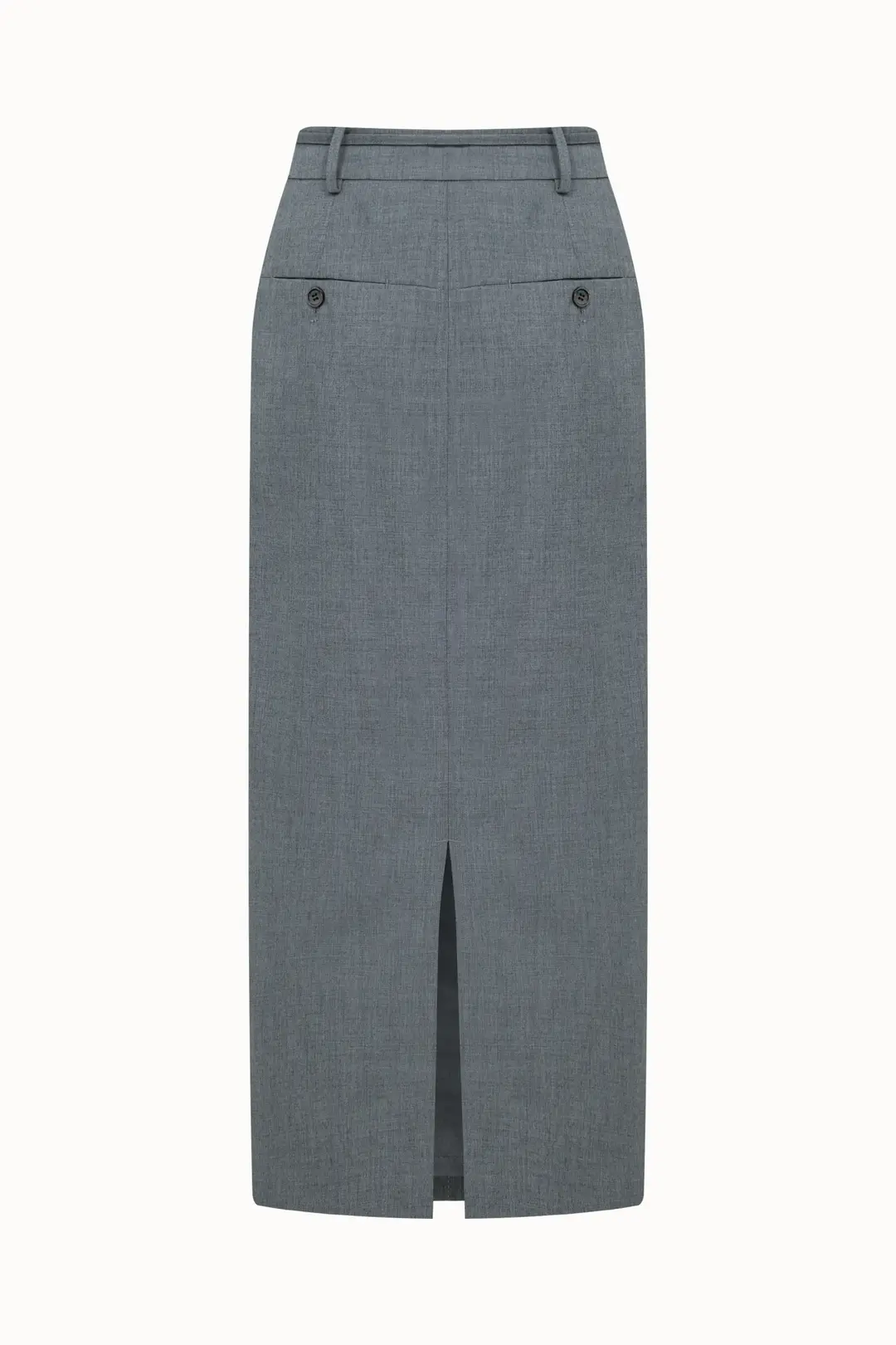 [2차 리오더]Stitch H-Line Long Skirt[LMBESPSK5407]-Gray