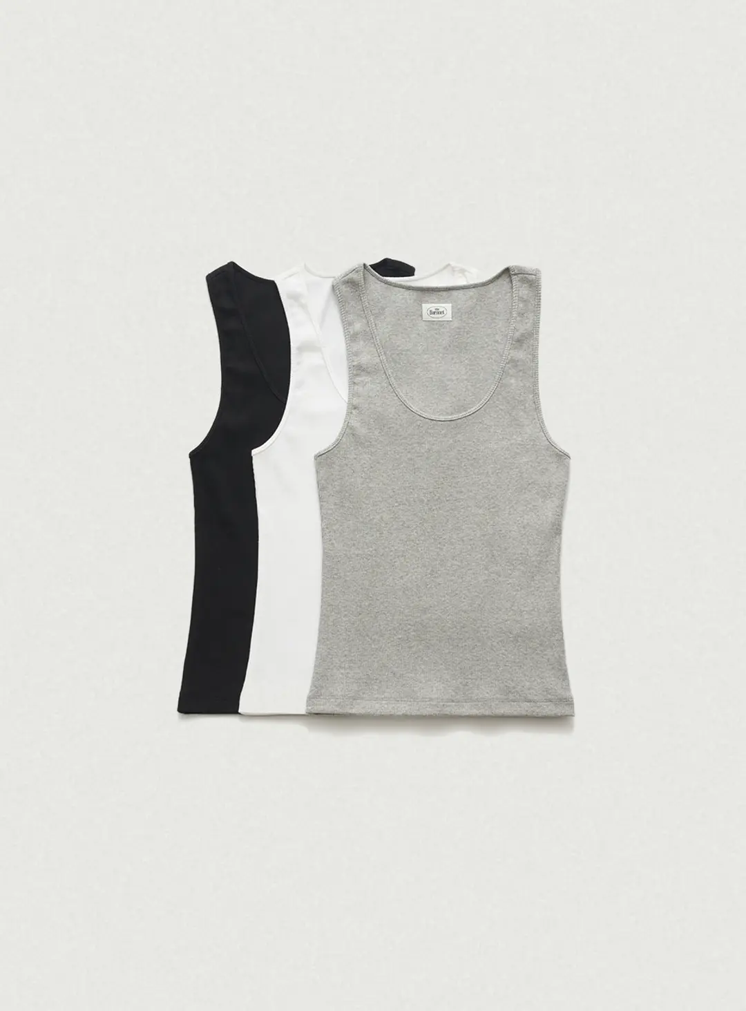 3-Pack U-Neck Ribbed Tank Top