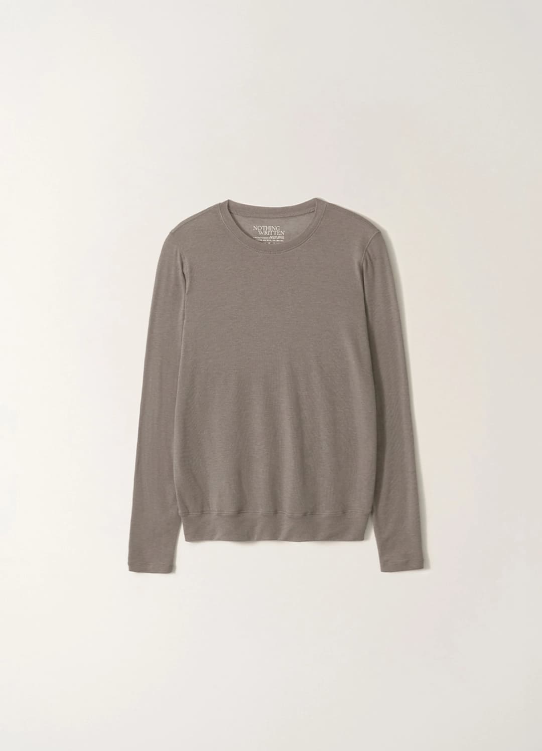 5TH / Aima wool t-shirt (Milk tea)