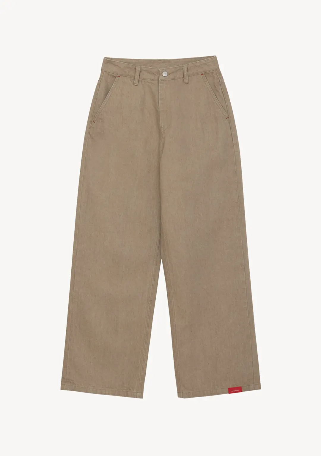 Grain Selvedge Denim in Beige