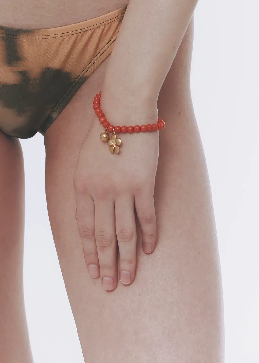 PP Flower Bracelet_Orange