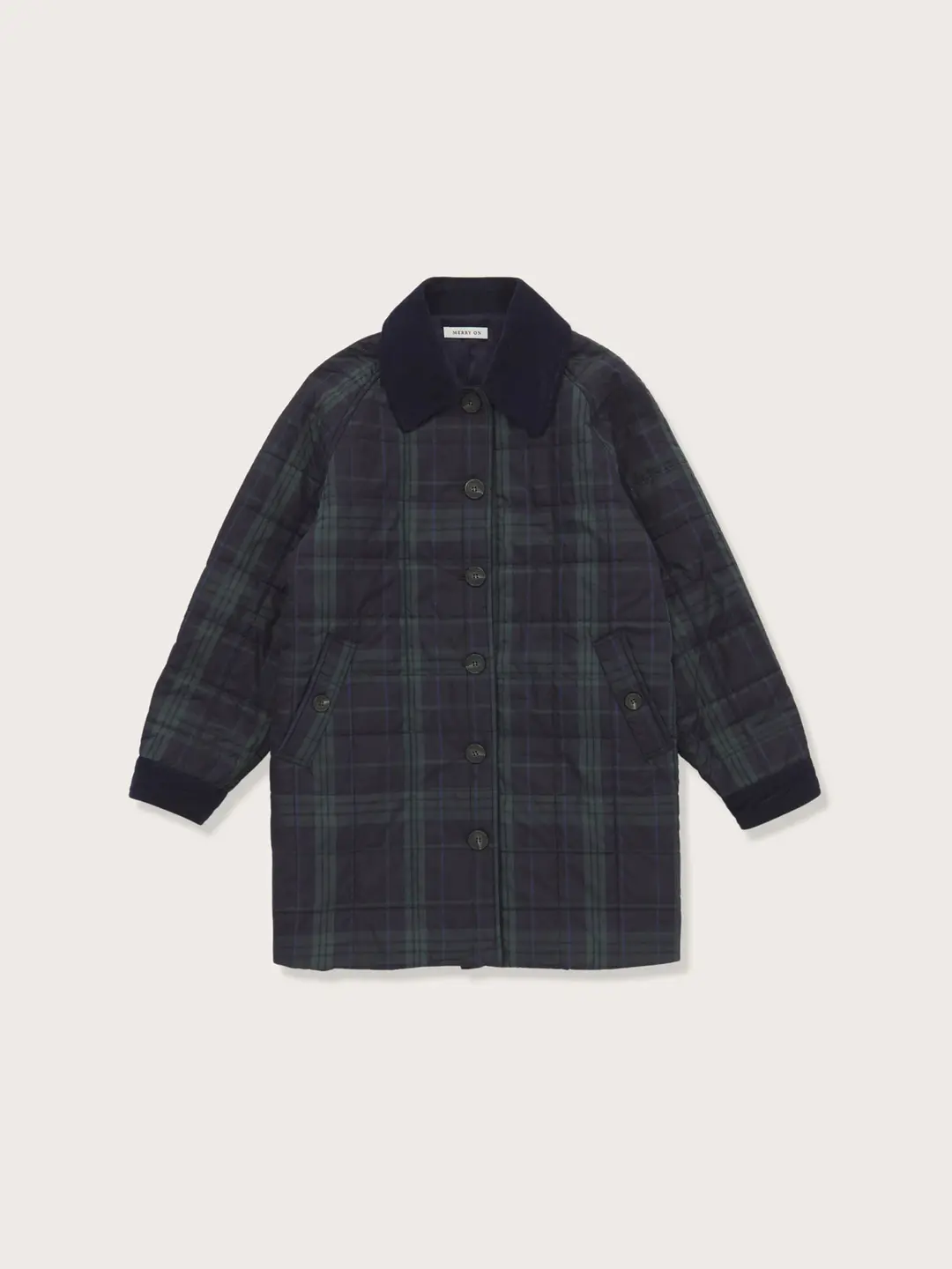 서밋 체크 패딩*오늘 출발