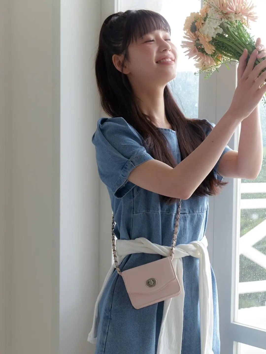 미뇽 마이크로 백 Mignon Micro Bag_Cream Pink