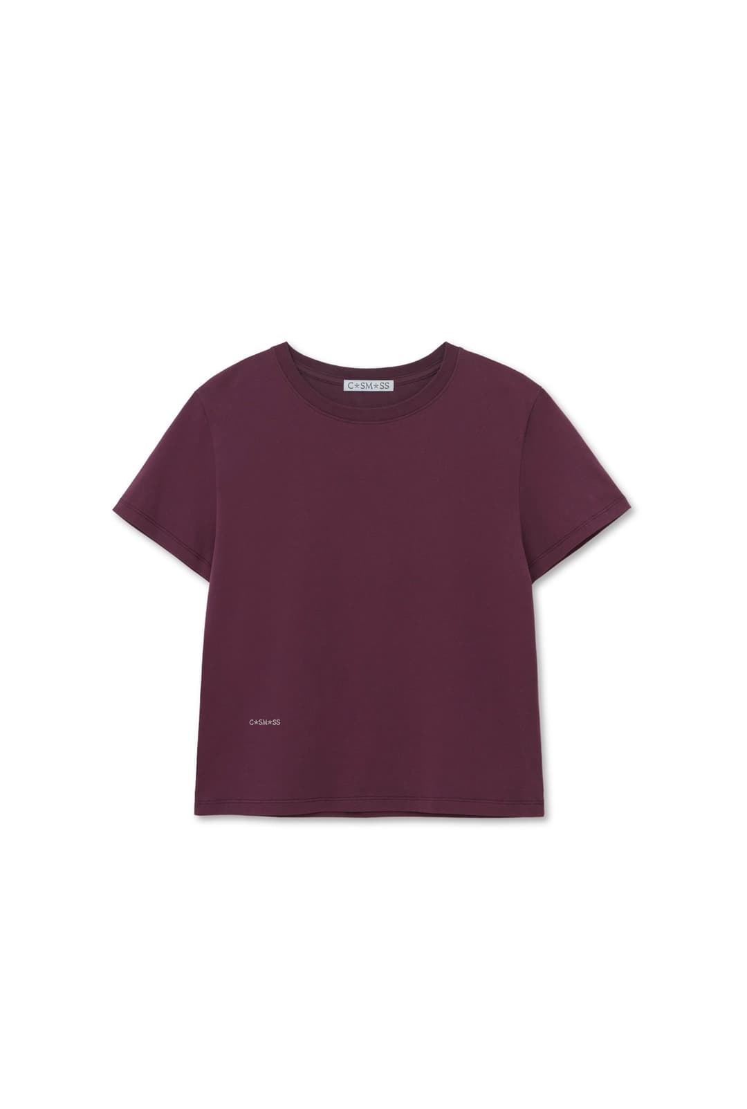 SYMBOL LOGO EMBROIDERED T-SHIRT (WINE)